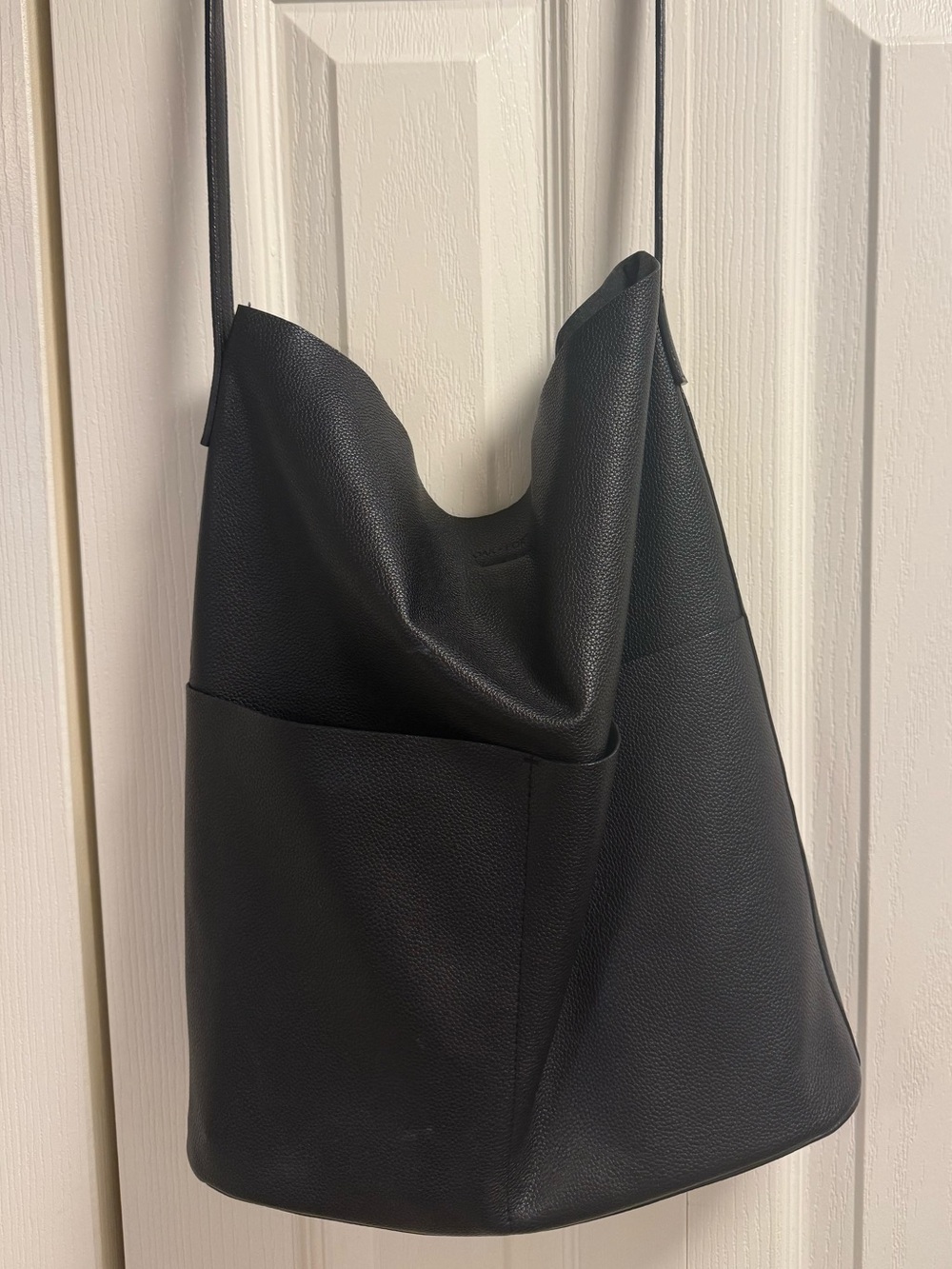 Oak + Fort Black Shoulder Bag
